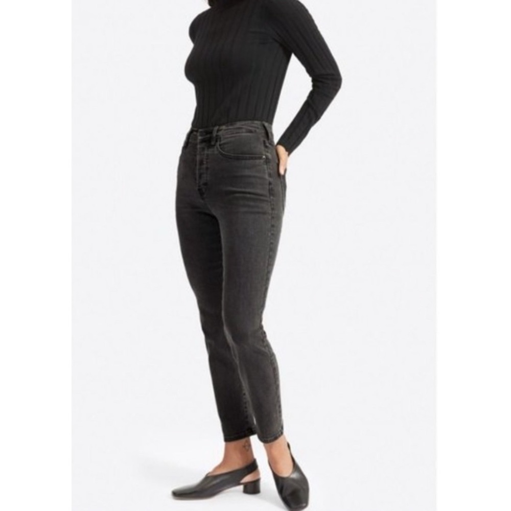 EVERLANE High Rise Slim Straight Cigarette Women’s Ankle Jeans - Picture 1 of 10